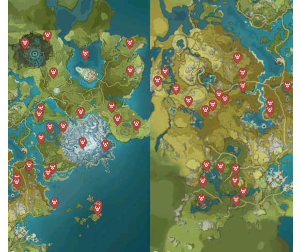 Genshin Impact Guide Abyss Mage Locations And Ley Line Usages