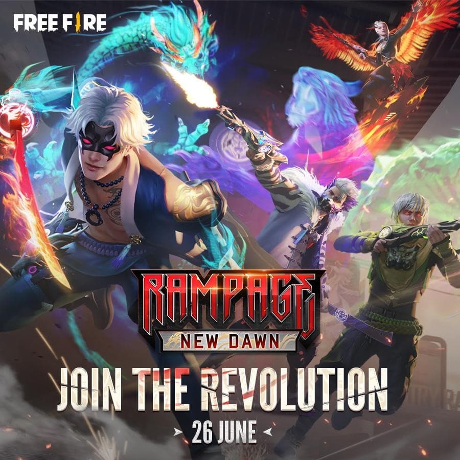 Free Fire Rampage New Dawn Is Back For Its 3rd Edition With A New Theme Song