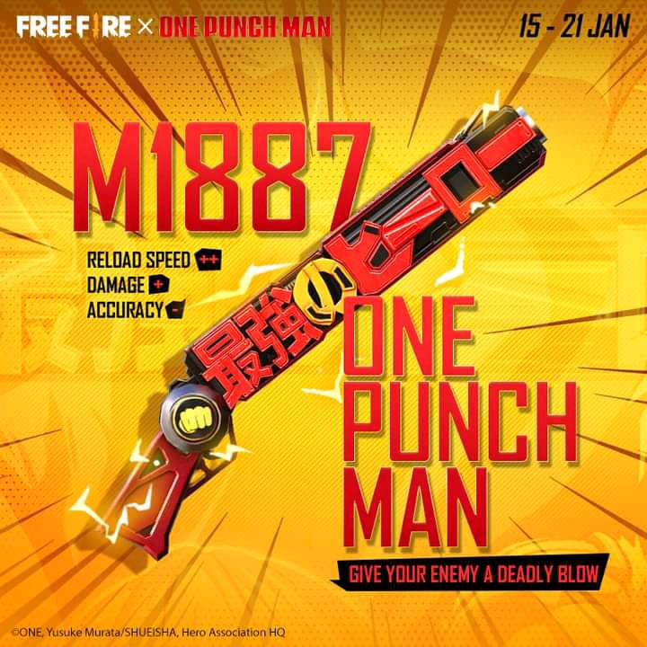 Free Fire M1887 skins