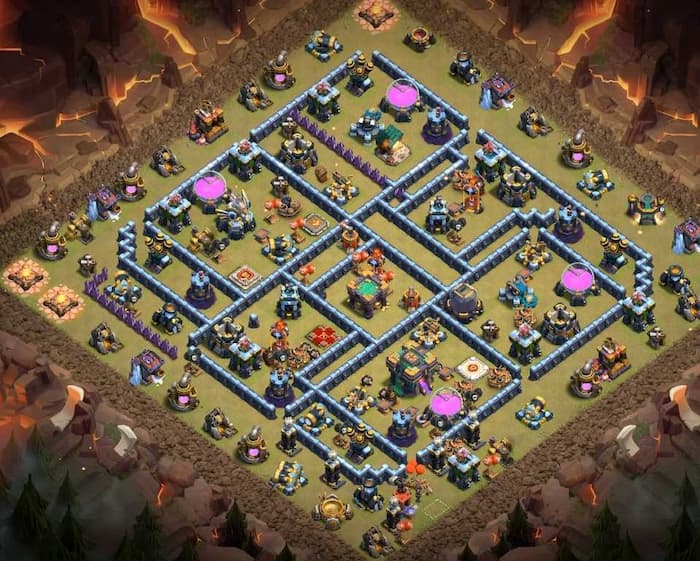 Base Layout, Town Hall 14, Clash of Clans