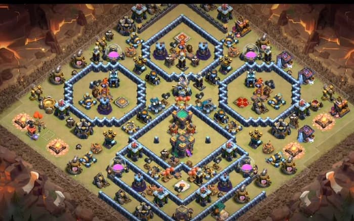 Base Layout, Town Hall 14, Clash of Clans