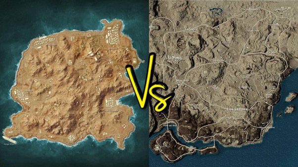 Pubg Mobile Or Bgmi Guide Comparison Between All The In Game Maps