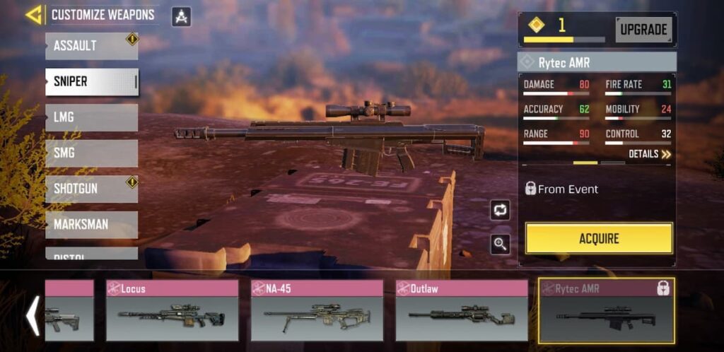 COD Mobile multiplayer loadout