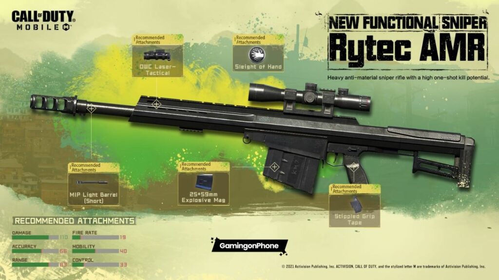 COD Mobile rytec amr