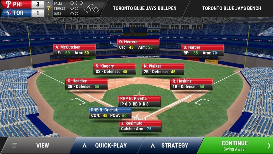 ootp go baseball gameplay overview
