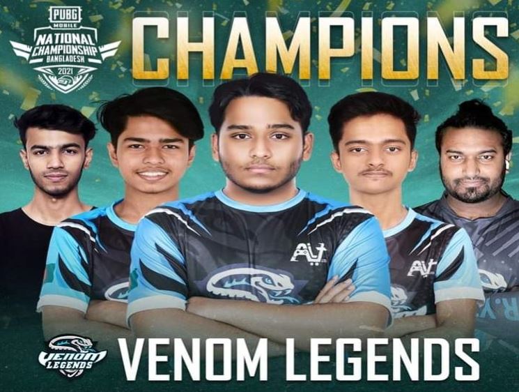 Venom Legends, PMNC 2021 BD champions, PMNC 2021 South Asia