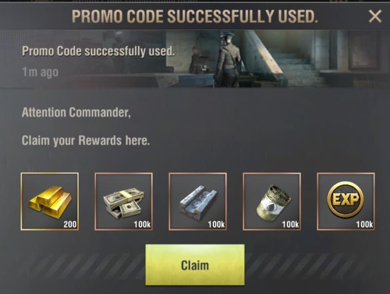 get free codes in warpath