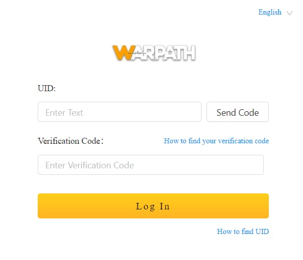 Warpath free codes redemption center