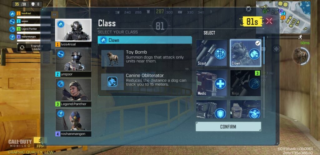 Call Of Duty Mobile Battle Royale Classes Explained