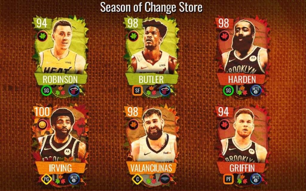 NBA 2k event players NBA Live Mobile 21 Seasons of Change
