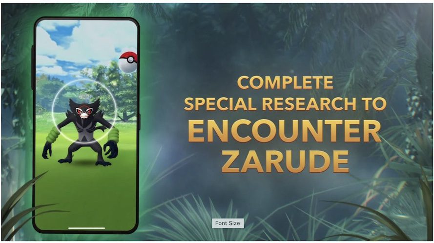 Pokémon Go Secrets of the Jungle event