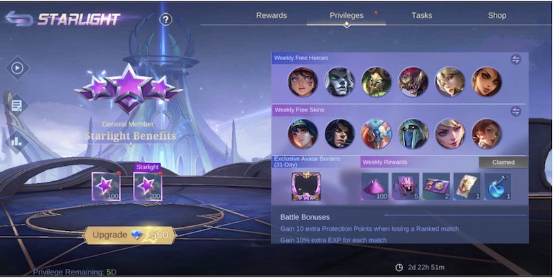 Mobile Legends October 2021 Starlight Pass New Skins Emotes And More