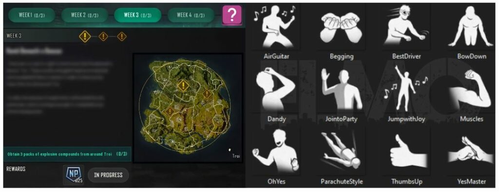 PUBG New State emote leaks, PUBG new State battle pass leaks