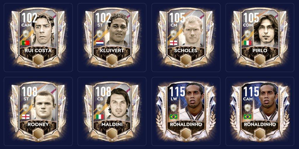 FIFA Mobile 21 Icons Spotlight players