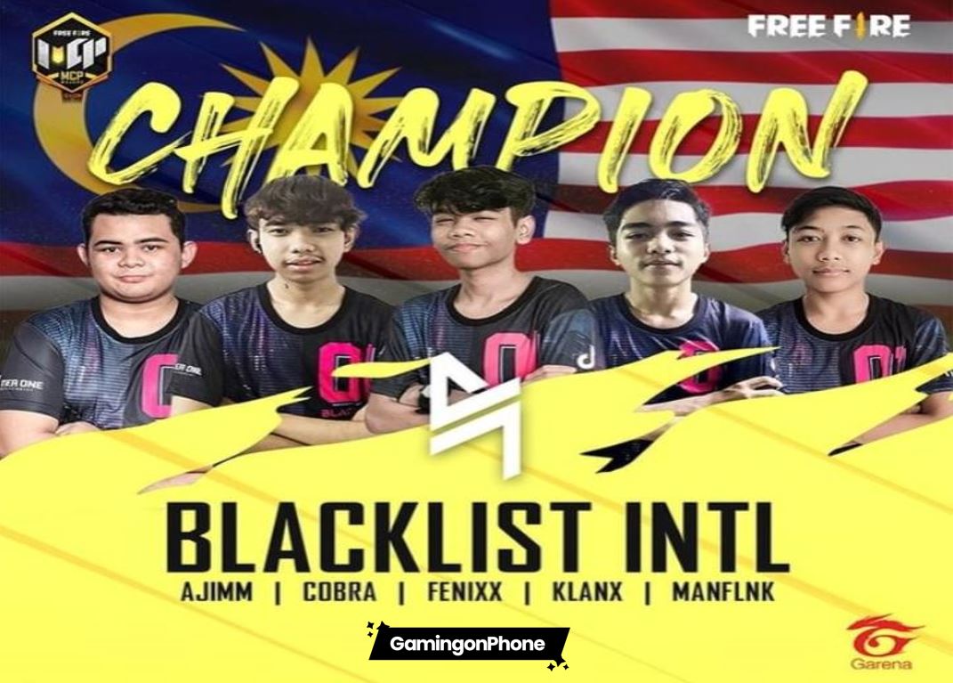 Free Fire MCP Majors Season 2 champion