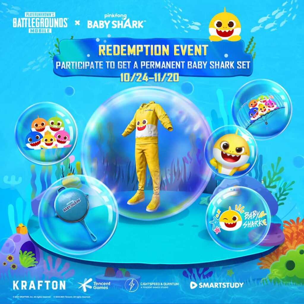PUBG Mobile announces collaboration with cultural icon Pinkfong Baby Shark