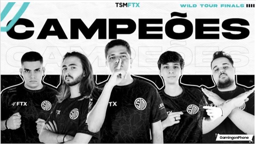 TSM Wild Rift Wild Tour 2021 champion