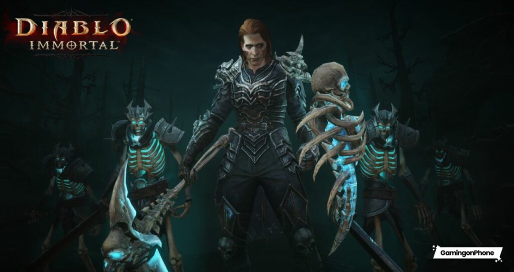 Diablo Immortal Necromancer class, Diablo Immortal February 2023 Update Fishing