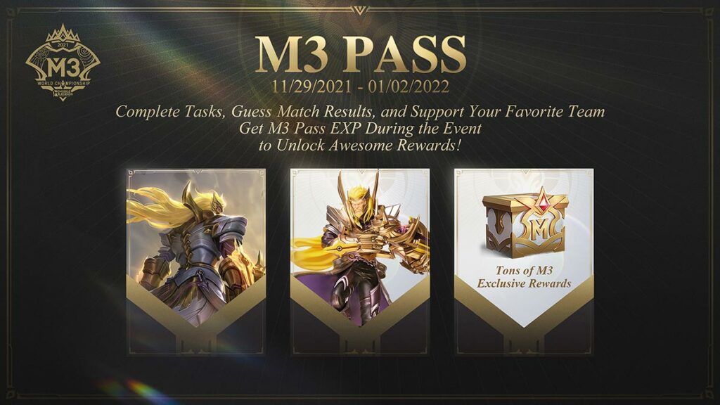 M3 pass in-game rewards