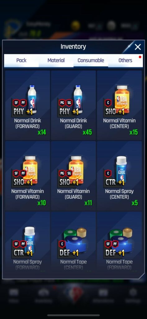Consumables NBA Now 22 Beginners Guide