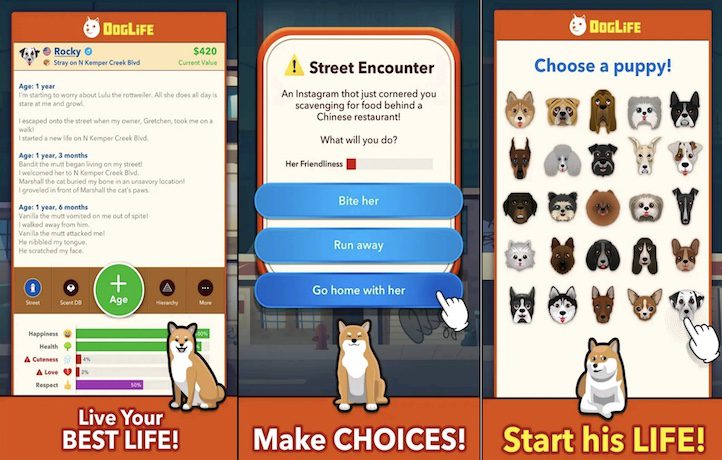 DogLife: Bitlife Dogs