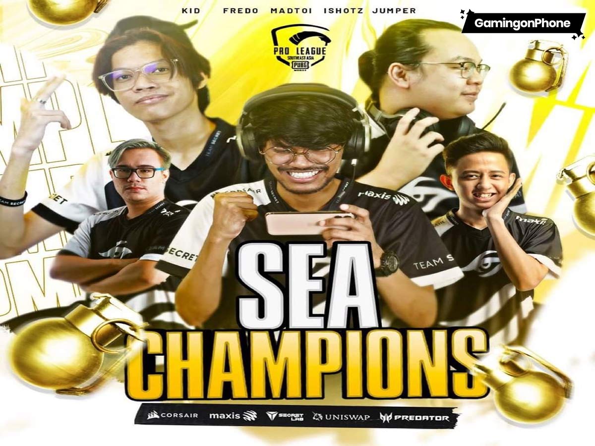 Team Secret Champions of PMPL SEA S4 2021