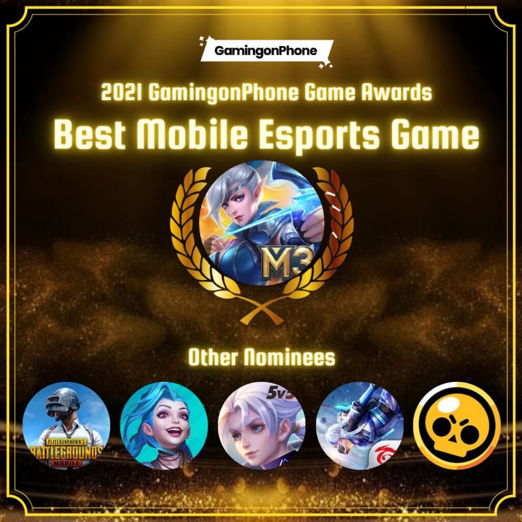 GamingonPhone Game Awards 2021, Best Mobile Esports Game