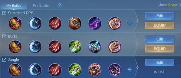 Bruno Best Builds MLBB Mobile Legends Bruno Guide