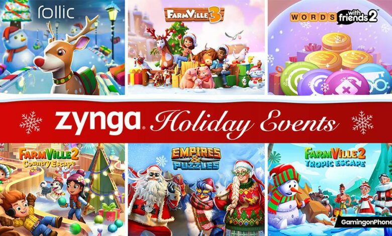 Zynga Holiday Events 2021