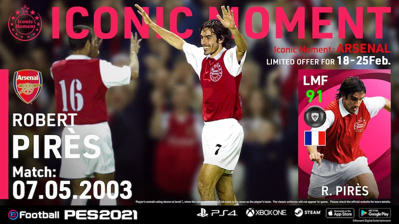 Pires PES 2021 Arsenal Iconic Moment