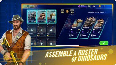 Assemble a rooster of Dinosaurs