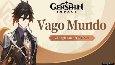 Genshin Impact Vago Mundo Zhongli Fan Art Contest