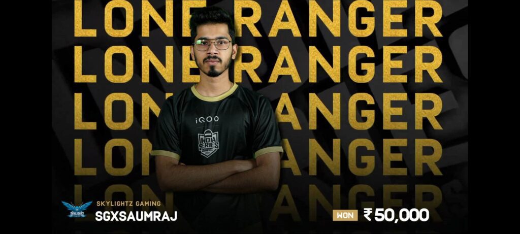 Lone Ranger Award to SGXSAUMRAJ