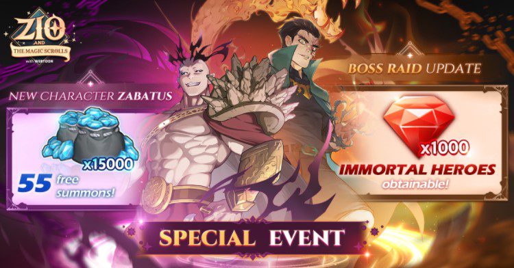 Zio and the magic scrolls special event