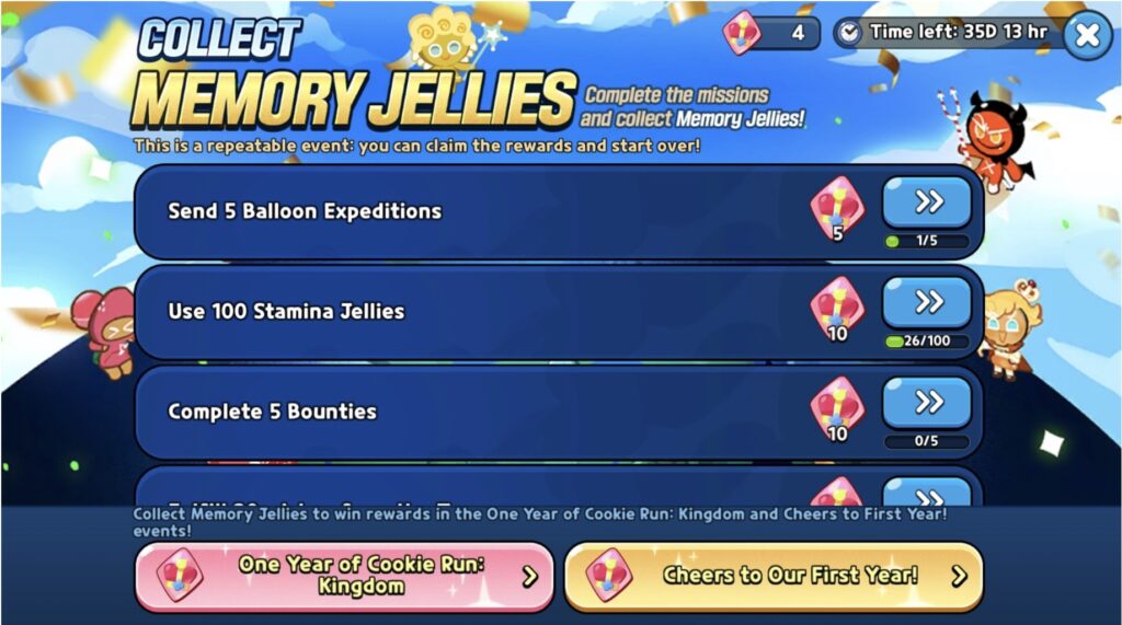 Cookie Run: событие Kingdom Memory Jelly