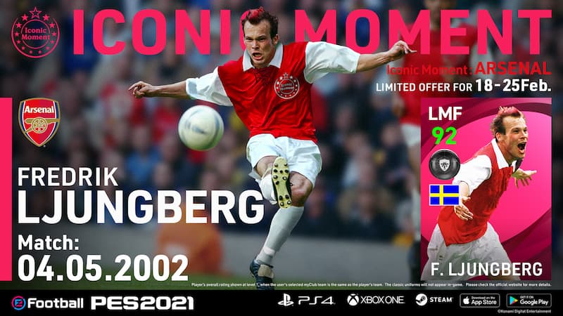 Ljungberg PES 2021 Arsenal Iconic Moment