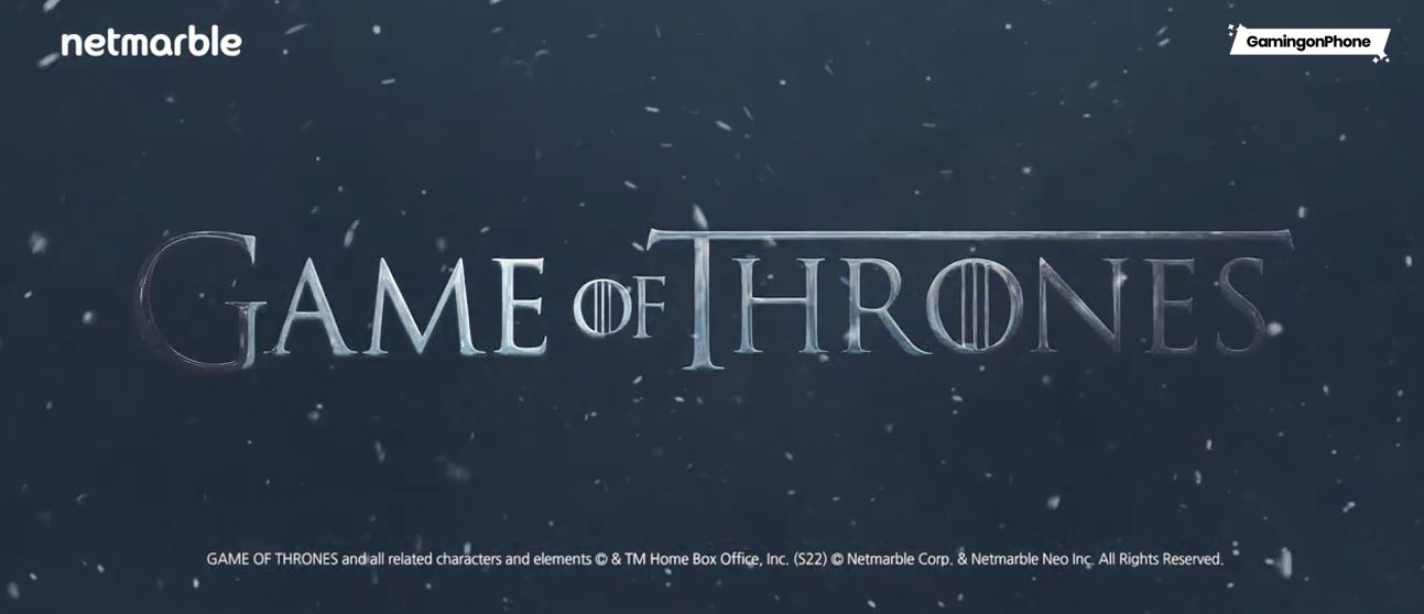 Game of Thrones mobile MMORPG is announced by Netmarble Games