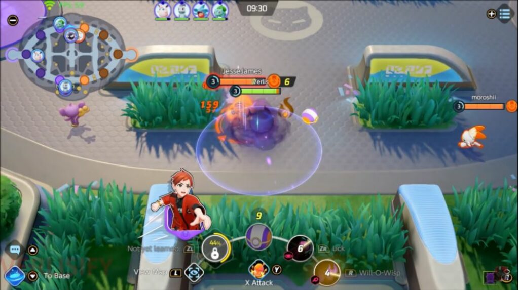 Pokémon Unite Gengar gameplay