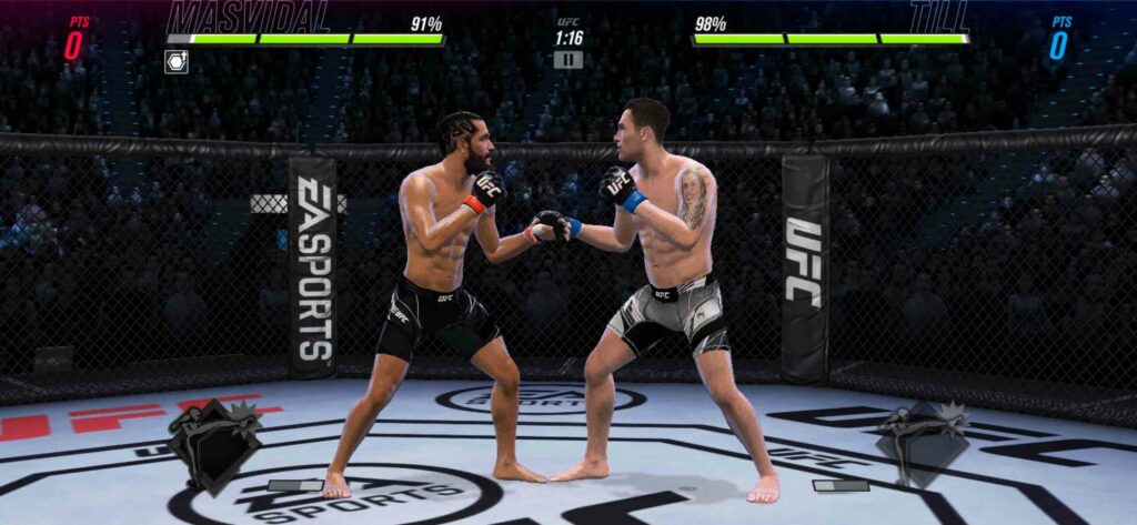 ufc mobile fighters