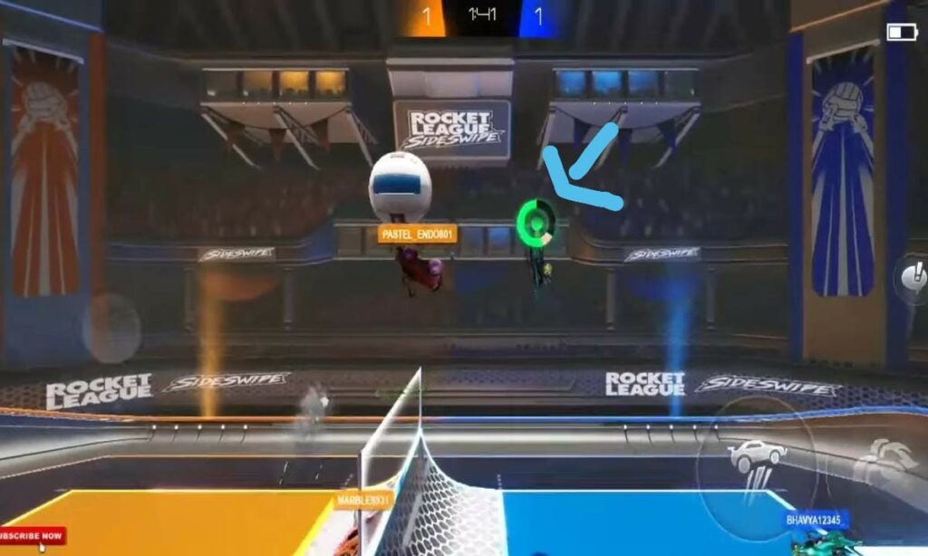 Jump-Dodge Indicator, Volleyball mode