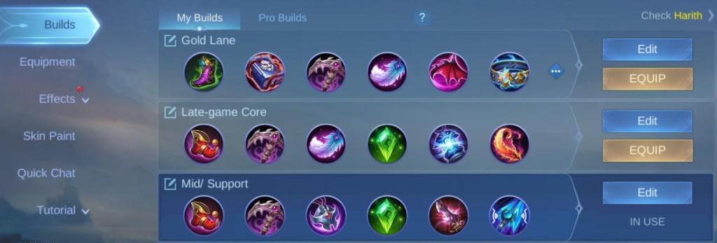 harith best builds mlbb Mobile Legends Harith Guide