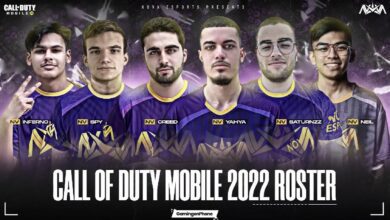 Nova Esports Call of Duty Mobile roster 2022