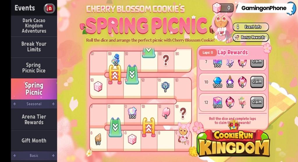 Cherry blossom cookie