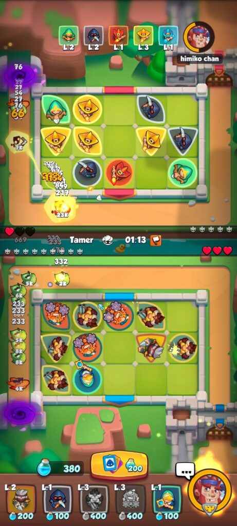 Do not forget you have a hero with you Rush Royale: Tower Defense Beginners Guide