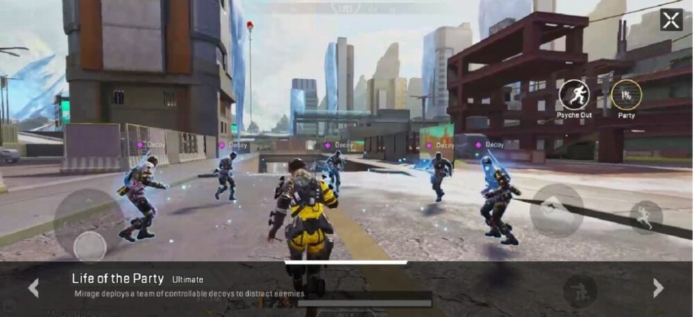 Apex legends Mobile spot Real Mirage