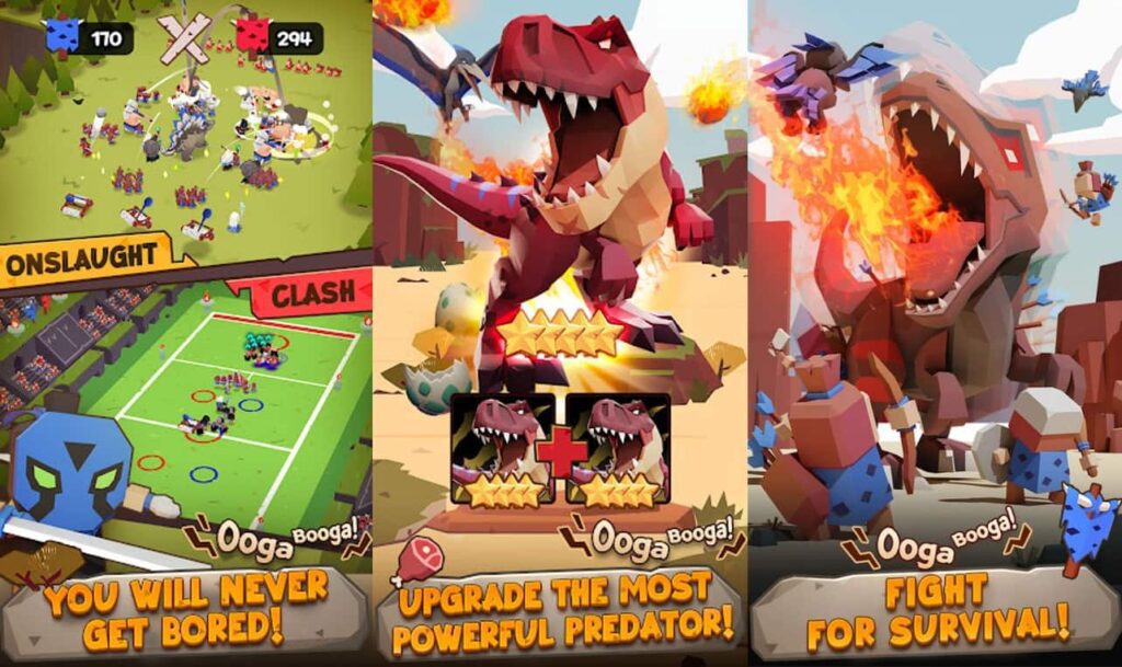 Dino Clash available