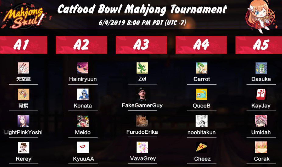 Mahjong Soul Catfood Bowl Tournament