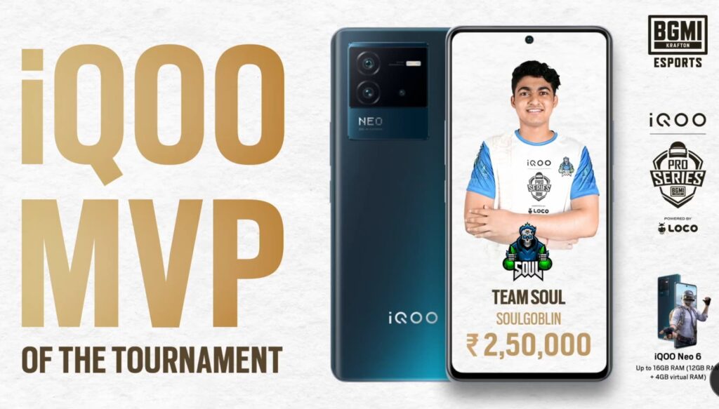 Battlegrounds Mobile Team SouL BMPS Season 1 MVP