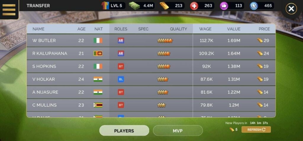 Live Transfer Market Cricket Manager Pro 2022 Beginners Guide