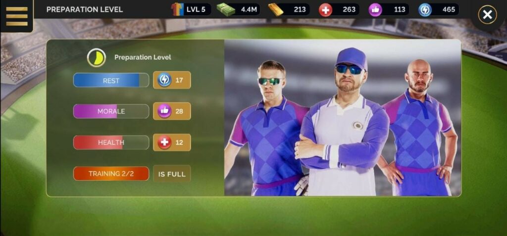 Preparation Level Cricket Manager Pro 2022 Beginners Guide